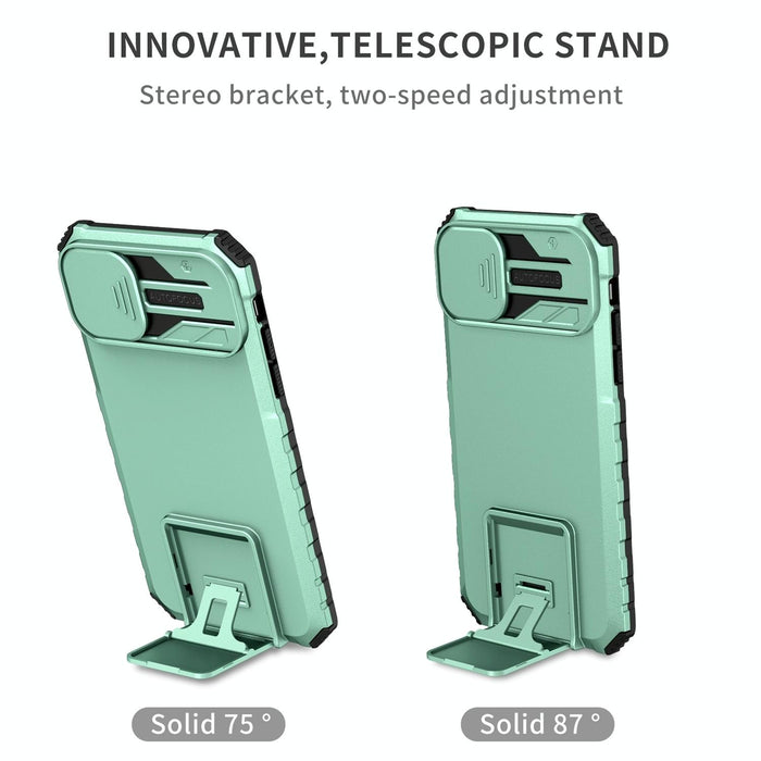 Sliding Camshield Phone Case Stereoscopic Holder