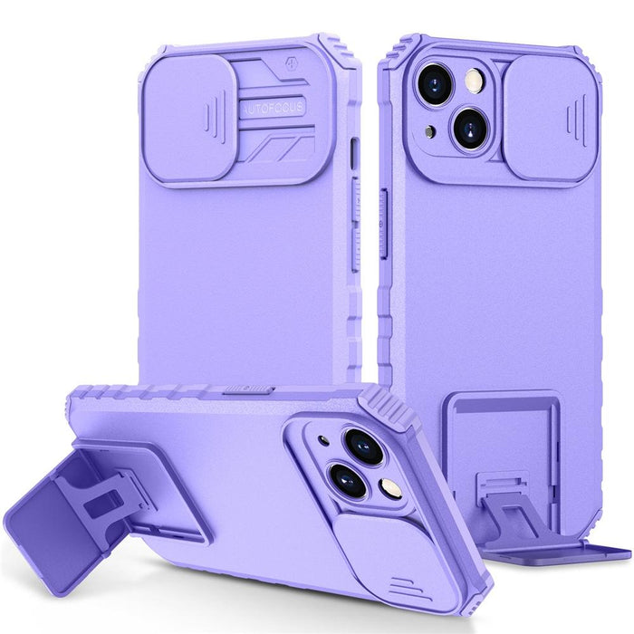 Sliding Camshield Phone Case Stereoscopic Holder