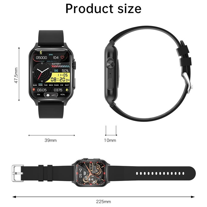 1.96 Inch Ips Smart Watch With Bluetooth Calls & Blood Oxygen Monitoring