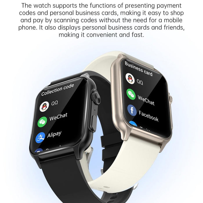 1.96 Inch Ips Smart Watch With Bluetooth Calls & Blood Oxygen Monitoring