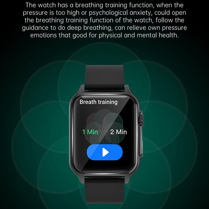 1.96 Inch Ips Smart Watch With Bluetooth Calls & Blood Oxygen Monitoring