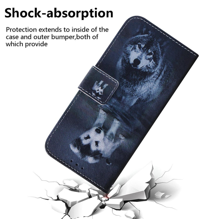 Vibrant Flip Leather Phone Cover