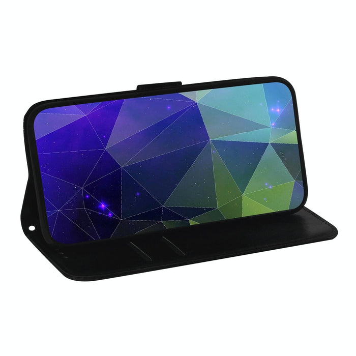 Reflective Faux Leather Phone Cover