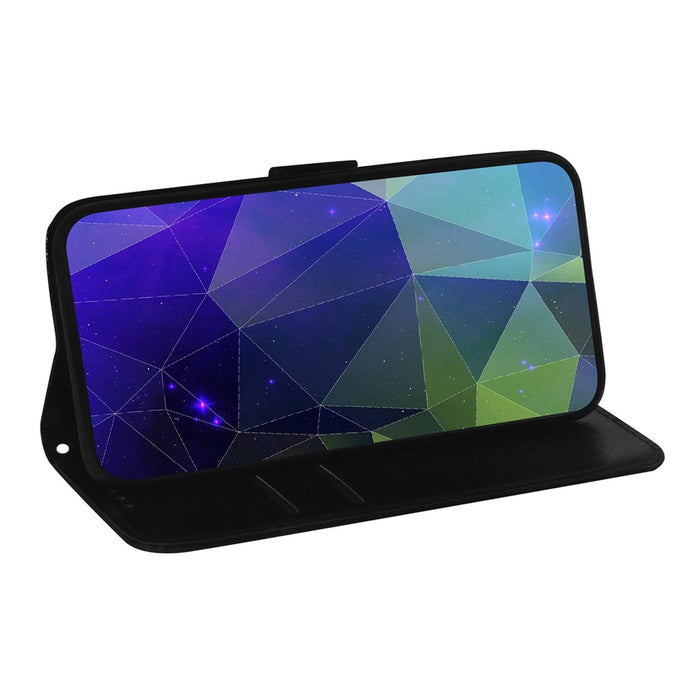 Reflective Faux Leather Phone Cover