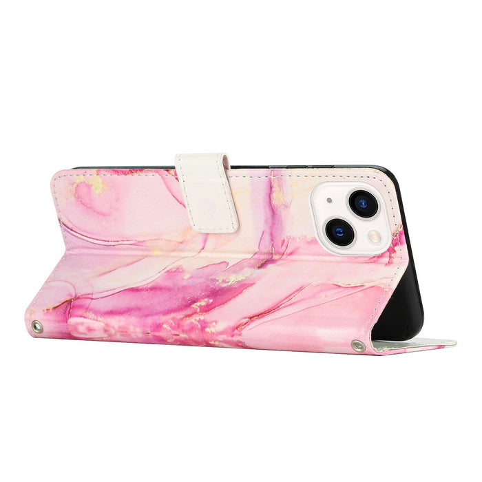 Marble Pattern Leather Phone Case