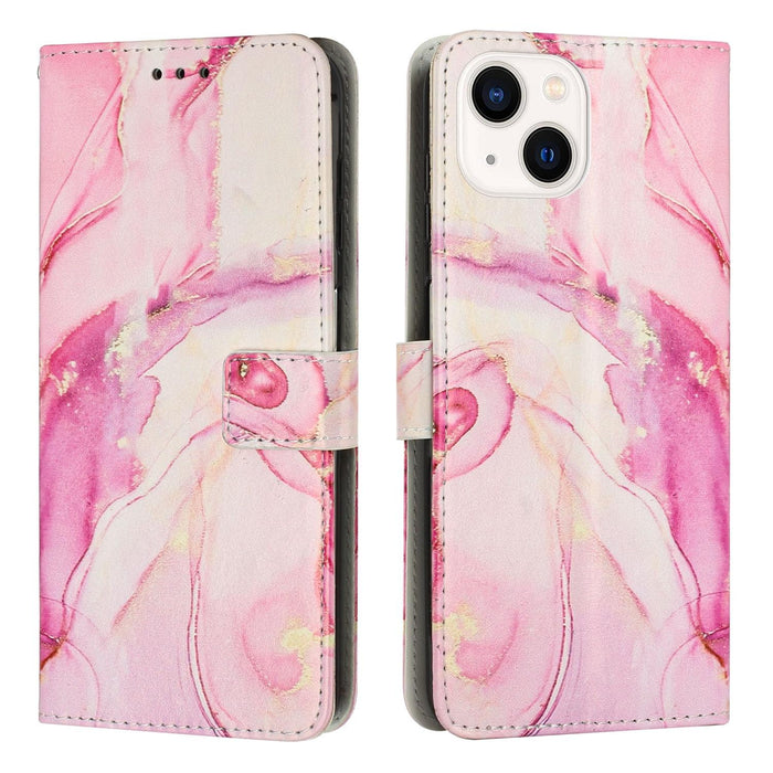 Marble Pattern Leather Phone Case