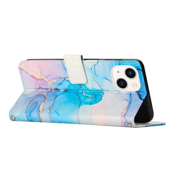 Marble Pattern Leather Phone Case