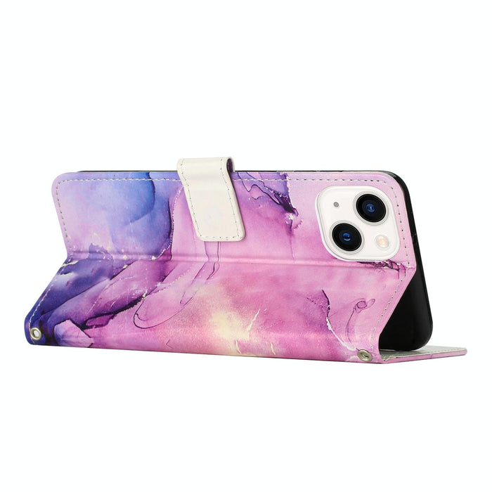 Marble Pattern Leather Phone Case