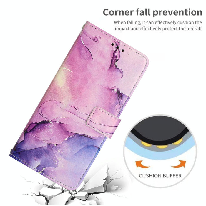 Marble Pattern Leather Phone Case