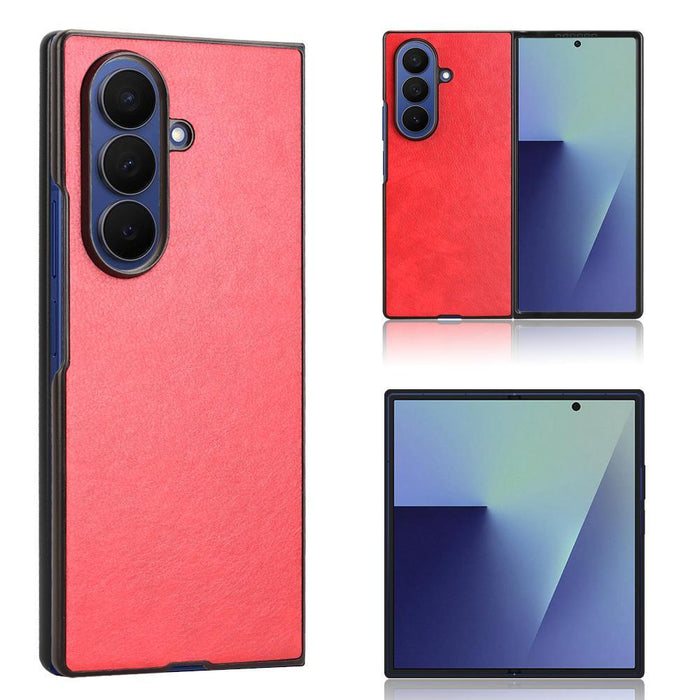 For Samsung Galaxy Z Fold7 5G Litchi Texture Back Cover Phone Case