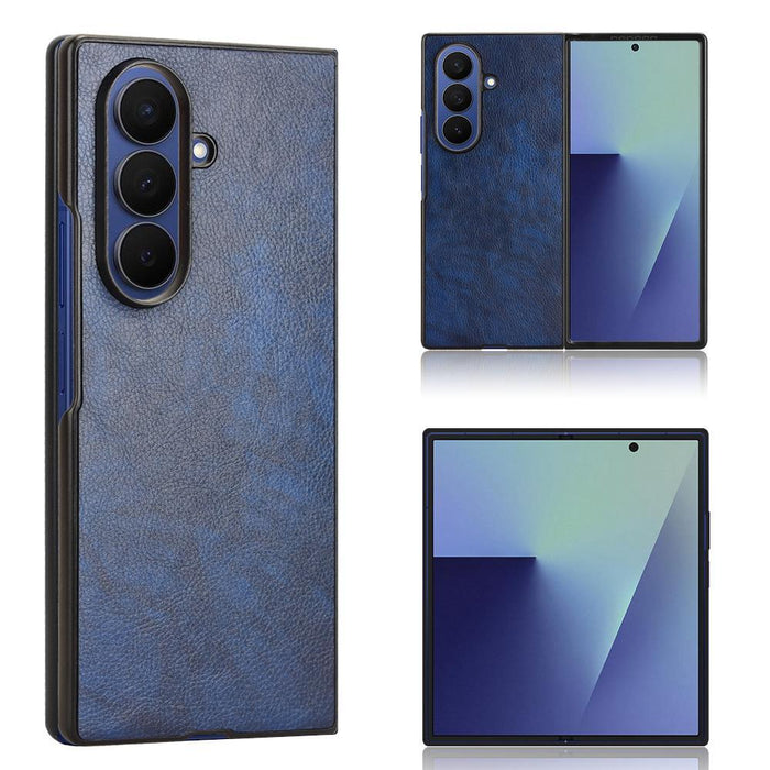For Samsung Galaxy Z Fold7 5G Litchi Texture Back Cover Phone Case