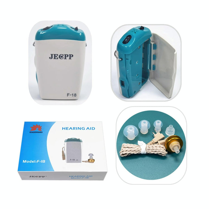 Dc1.5V In Ear Hearing Aid Sound Amplifier White