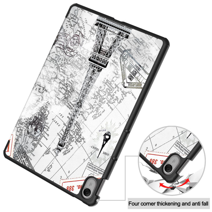 3-Fold Smart Leather Tablet Case For 11.5 Matepad 2023