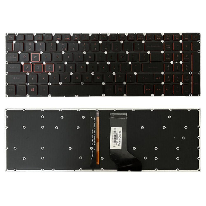 Us Version Red Backlight Laptop Keyboard