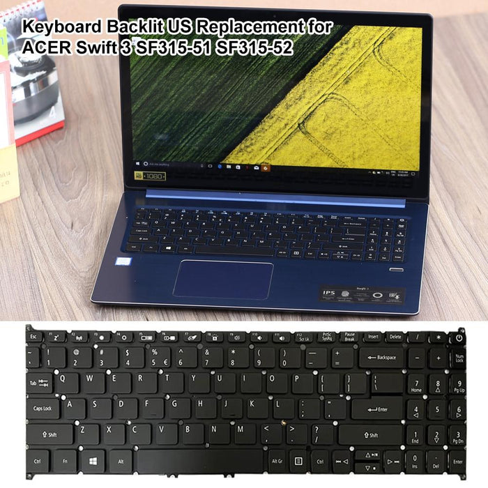 Us Version Backlight Laptop Keyboard