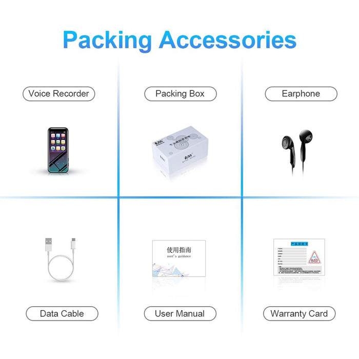 16Gb M15 Multi-Function Smart Voice Recorder Mp3 Hifi Sound Music Player Walkman