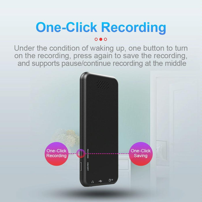 4Gb M15 Multi-Function Smart Voice Recorder Mp3 Hifi Sound Music Player Walkman Bluetooth Version