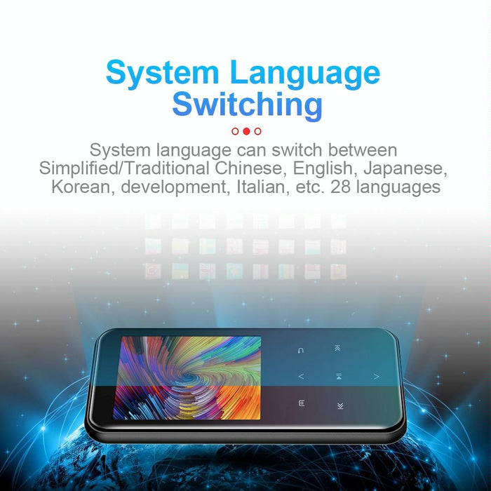 16Gb M15 Multi-Function Smart Voice Recorder Mp3 Hifi Sound Music Player Walkman Bluetooth Version