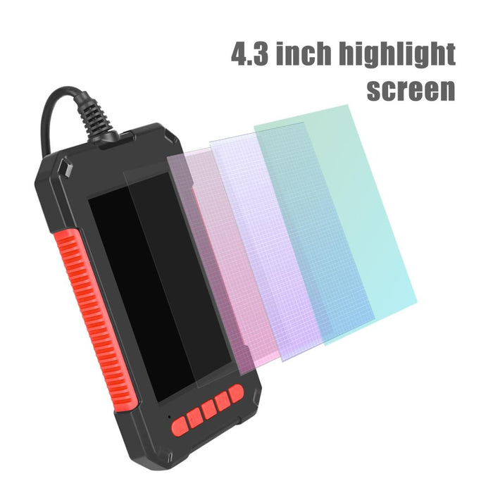 3.9Mm Red Hd Waterproof Portable Integrated Hand-Held Vertical Screen Industry Endoscope Length 2M Hardwire