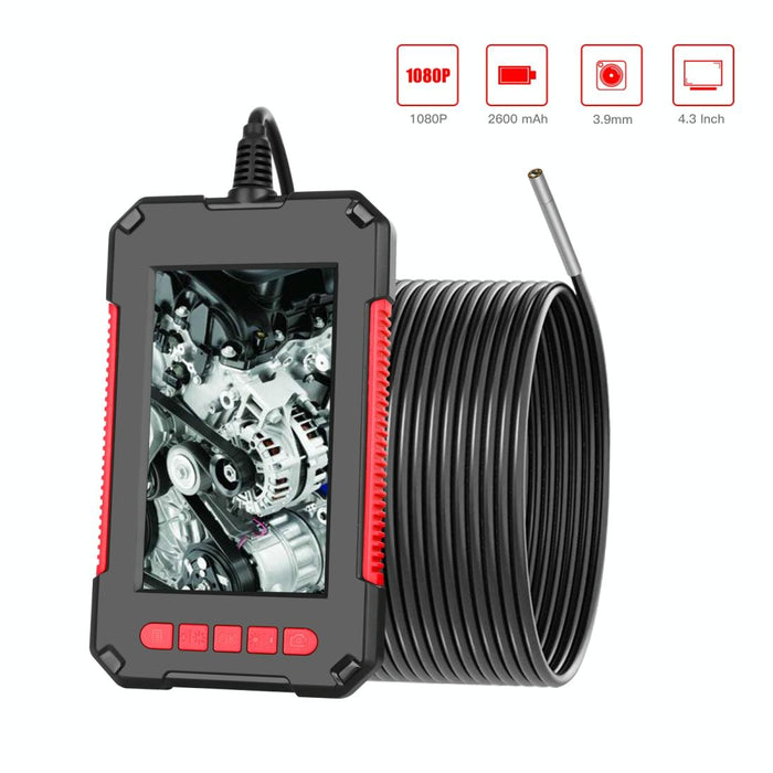 3.9Mm Red Hd Waterproof Portable Integrated Hand-Held Vertical Screen Industry Endoscope Length 5M Hardwire