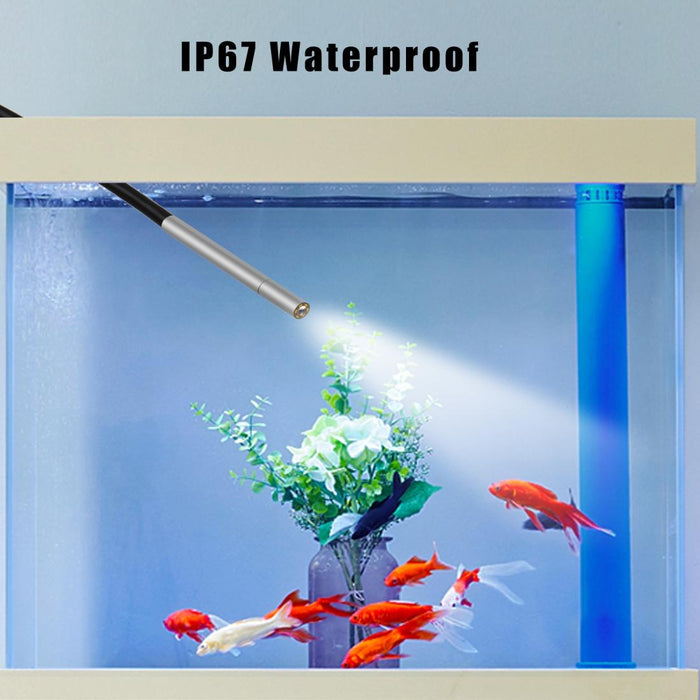 3.9Mm Red Hd Waterproof Portable Integrated Hand-Held Vertical Screen Industry Endoscope Length 10M Hardwire