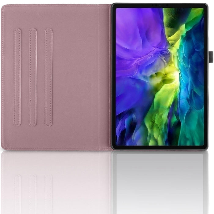 Tree Life Embossed Rotation Leather Smart Tablet Case for iPad Pro 12.9 2022 / 2021 / 2020