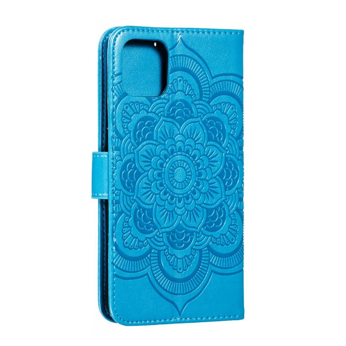 Embossed Mandala Leather Phone Case