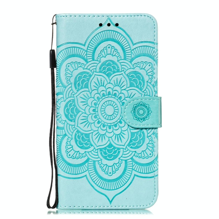 Embossed Mandala Leather Phone Case