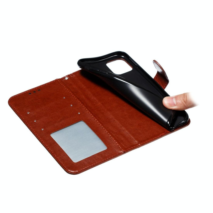 Embossed Mandala Leather Phone Case