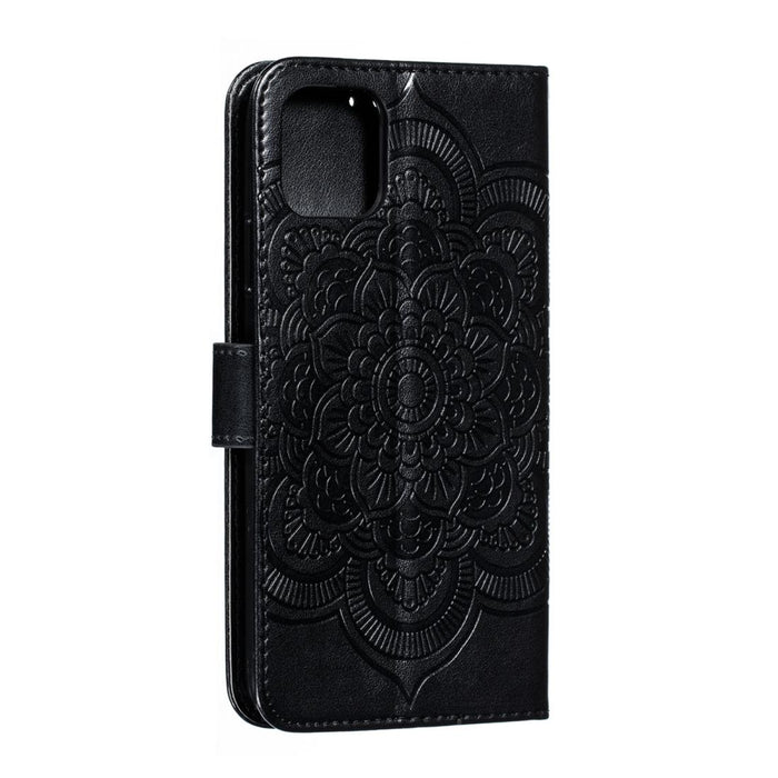 Embossed Mandala Leather Phone Case