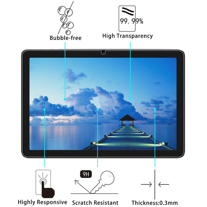 2Pcs 9H 0.3Mm Explosion-Proof Tempered Glass Film