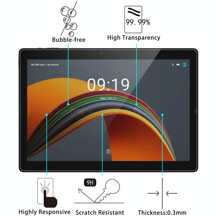 25Pcs 9H 0.3Mm Explosion-Proof Tempered Glass Film