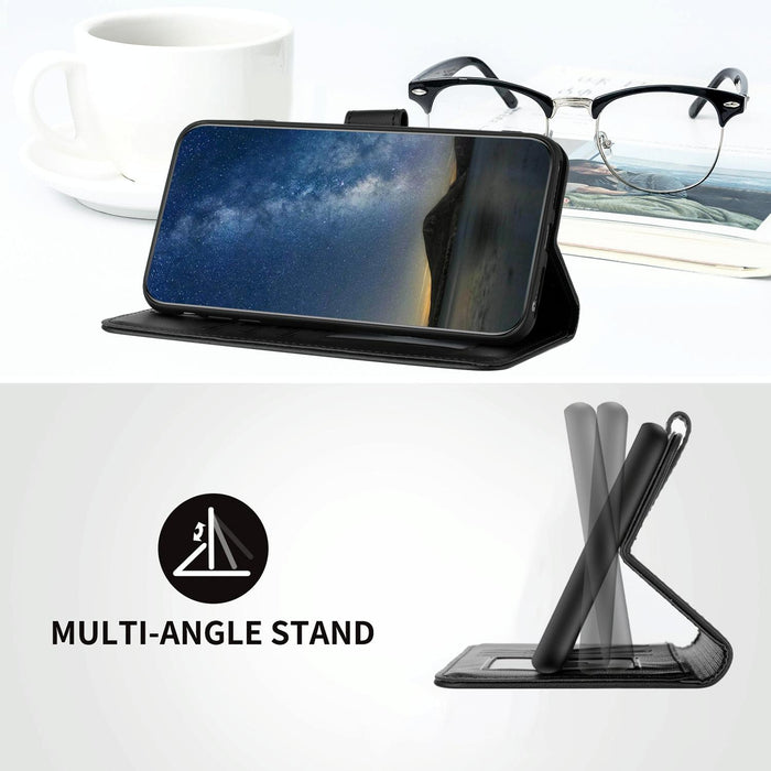 Embossed Datura Flower Leather Flip Case