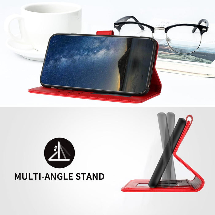 Embossed Datura Flower Leather Flip Case