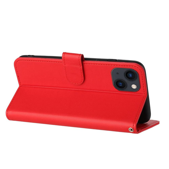 Embossed Datura Flower Leather Flip Case