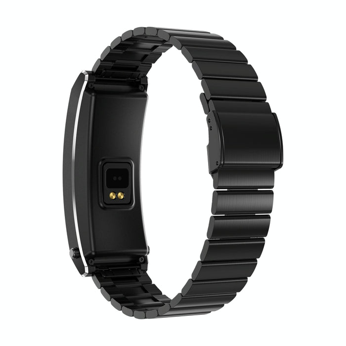 Tft Smart Bracelet Bt Call Health Monitoring Leather Strap