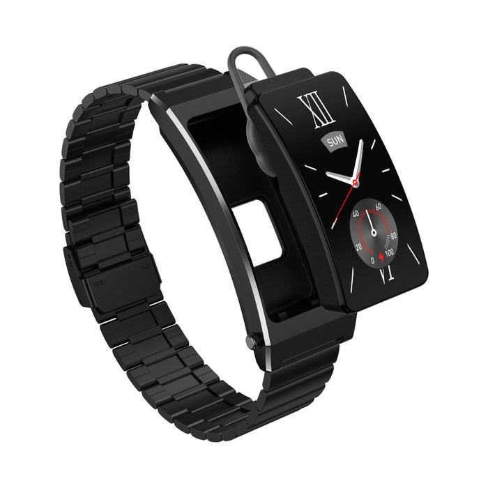 Tft Smart Bracelet Bt Call Health Monitoring Leather Strap