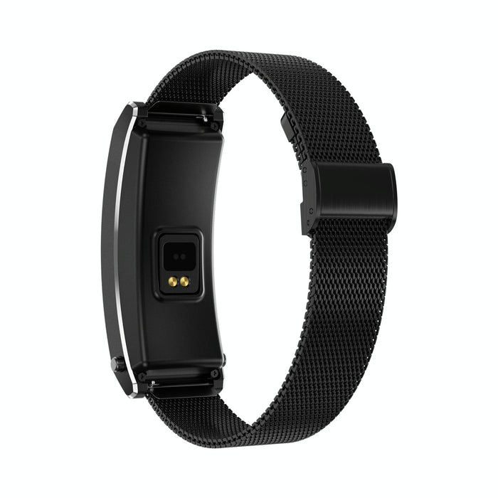 Tft Smart Bracelet Bt Call Health Monitoring Leather Strap