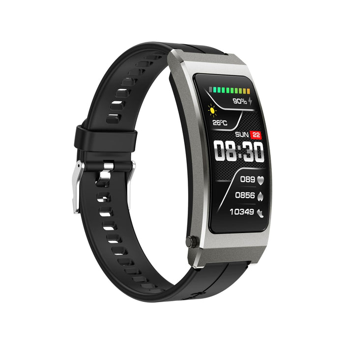 Tft Smart Bracelet Bt Call Health Monitoring Leather Strap