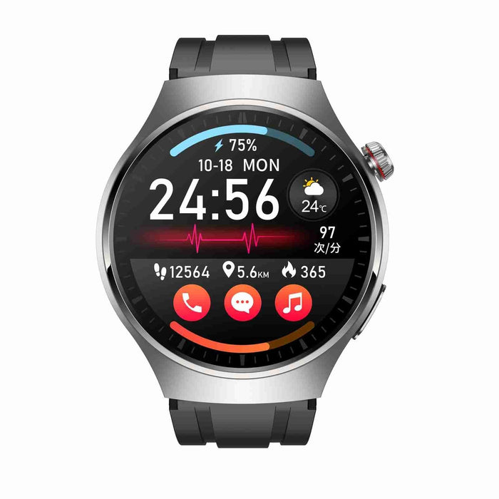 1.43 Inch Amoled Ip67 Smart Call Watch Support Ecg / Body Temperature / Blood Glucose Monitoring