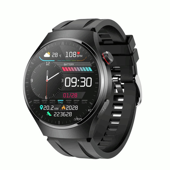 1.43 Inch Amoled Ip67 Smart Call Watch Support Ecg / Body Temperature / Blood Glucose Monitoring
