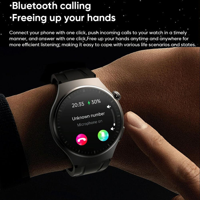 1.43 Inch Amoled Ip67 Smart Call Watch Support Ecg / Body Temperature / Blood Glucose Monitoring