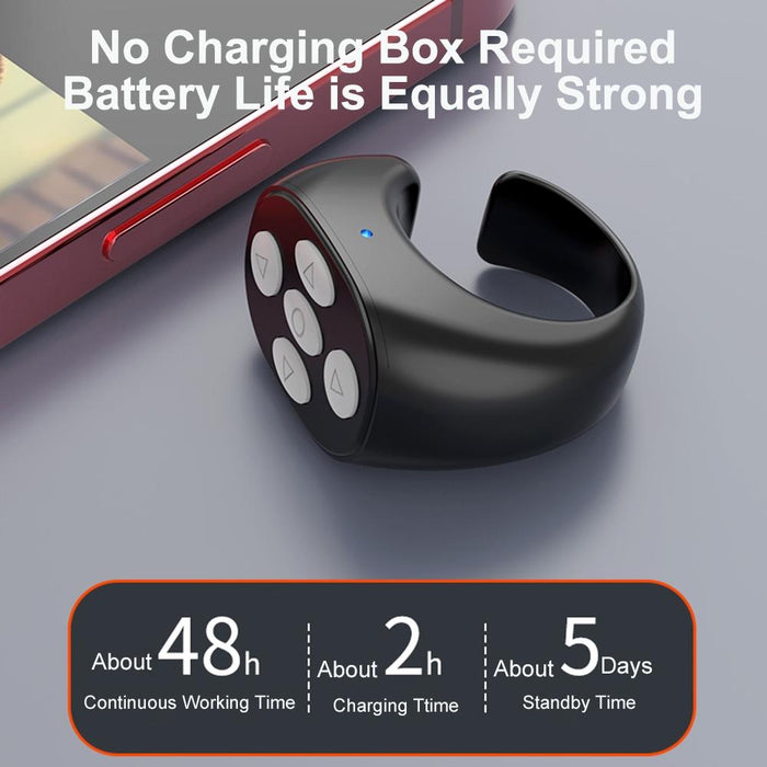 5 Button Bluetooth Cellphone Smart Ring Remote