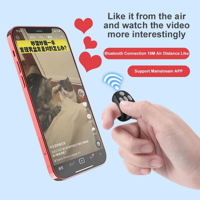 5 Button Bluetooth Cellphone Smart Ring Remote