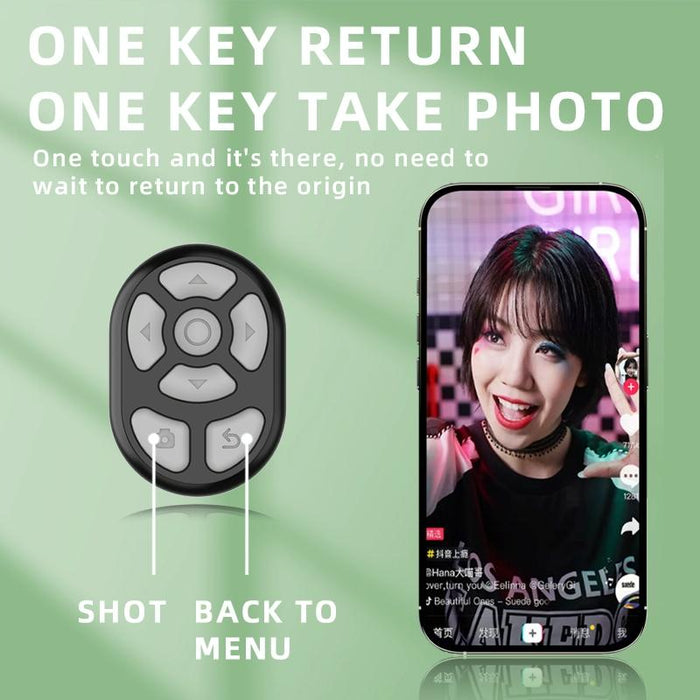 Wireless Bluetooth Ring Remote With Charging Case