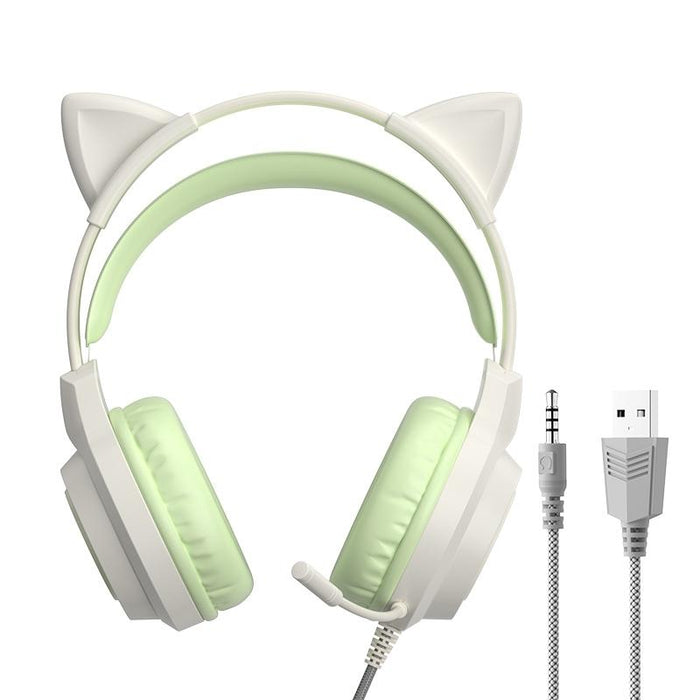 Rgb Cat Ear Gaming Headset