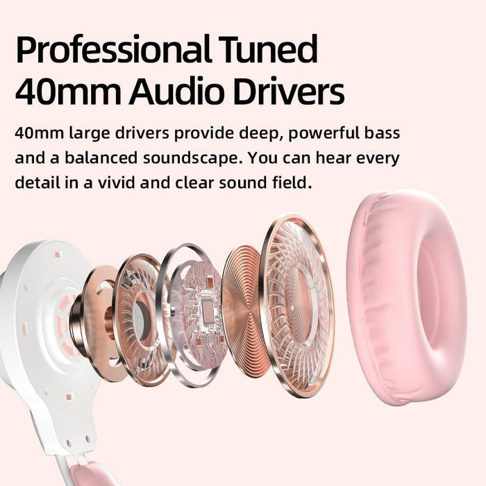 Rgb Cat Ear Gaming Headset