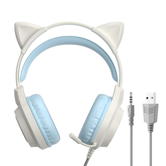 Rgb Cat Ear Gaming Headset
