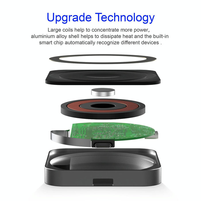 3 In 1 Portable Wireless Charger For Iphone Airpods And Iwatch