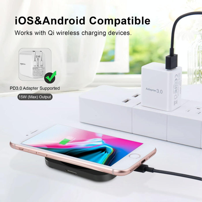 3 In 1 Portable Wireless Charger For Iphone Airpods And Iwatch
